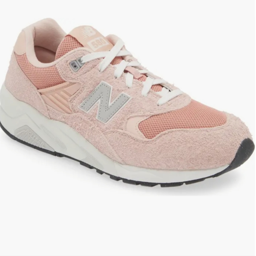 New Balance womens. Size women 5.5. Pink sand/white. Great condition